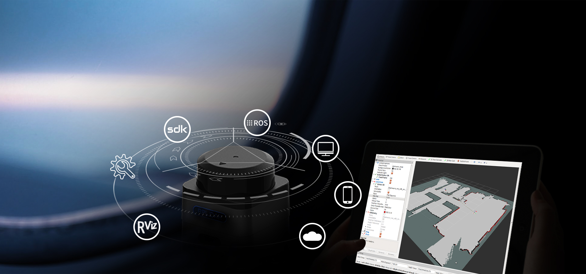 数据解析方便，ROS全兼容